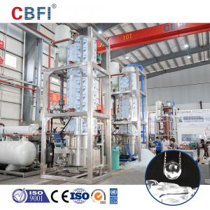 China CBFI Freon 30 Ton Solid Flat Cut Ends Ice Tube Maker Machine Fully Automatic supplier