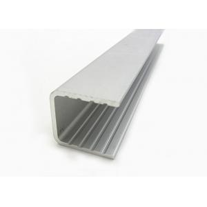 China U Type Powder Coating Aluminium Channel Profiles For Building Curtain Glass Walls supplier