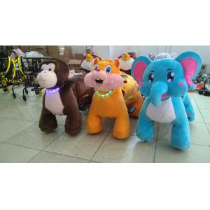 China Hansel outdoor park equipment ride on moving dog toy animal kids shopping mall supplier