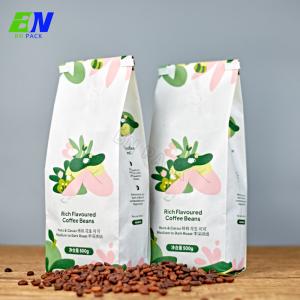 China Colorful Vivid Printing 100% Biodegradable Custom Coffee Packaging Bag With Valve supplier