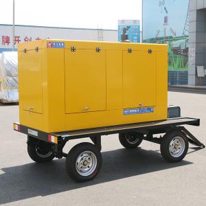 China Mobile Stable Trailer Type Generator Weatherproof Electric Start supplier