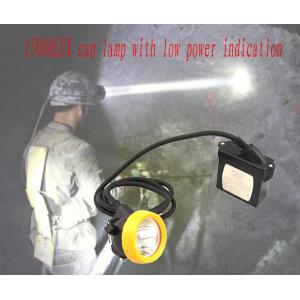 China KL5LM led mining safety helmet lamp 6.5Ah rechargeable battery low power indication supplier