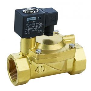 China Small Low Power Electric Solenoid Water Valve Direct Acting 220VAC supplier