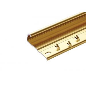 Anadized Gold Aluminium Carpet Trim Edge Connection Profile Multi Colors