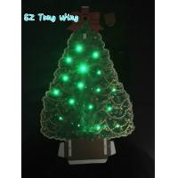 China Christmas Tree Shaped Flashing  LED Module , Fiber Optic greeting card sound modules on sale