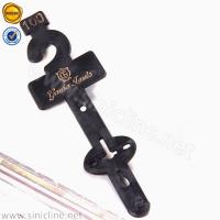 China Gold Foil Logo Plastic Belt Hangers on sale