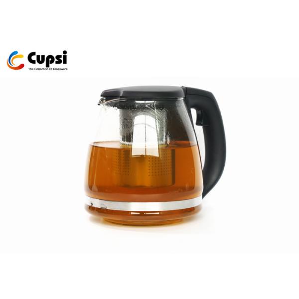 1200ml - 40OZ Heat Resistant Glass Teapot With Removable 304 Infuser