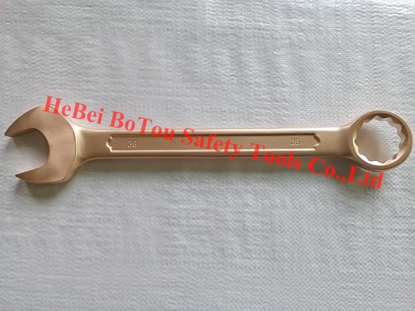 Non-Sparking Safety Tools Combination Wrench Spanner 36mm By Copper Beryllium