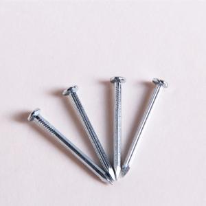 Straight Masonry Nails Concrete Grooved Shank Strong Magnetic Nails