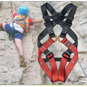 CE Certificate Children Rock Climbing Full Body Safety Belt Polyester Reinforced Silk