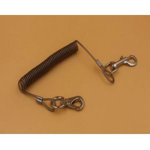 Delux swivel and J swivel hook ends new retractable clip elastic plastic coil cord rope