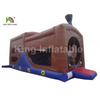 China Children Inflatable Jumping Castle , 0.55mm PVC Commercial Inflatable Trampolines on sale