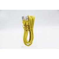 China Customized Cat5E Ethernet Patch Cable CCS Conductor 24 AWG Wire Gauge Gold Plated Connectors Bulk Packaging on sale