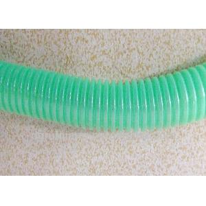 China Plastic Flexible Hose PE Corrugated Tubes Green Wire Protective supplier