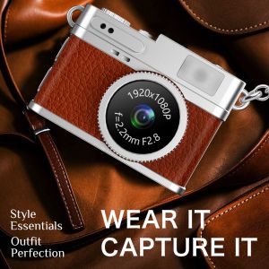 China New 1080P HD Video Recorder Lanyard KeyChain Mini Digital Camera Pocket Nano Video Camera Kids Retro Camera for Travel on sale