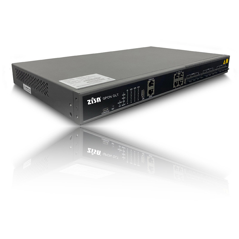 10G Uplink GPON OLT Optical Line Terminal 8 Pon Ports Cassette OP1608