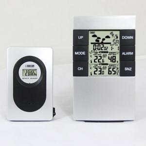 LED Digital Weather Station Wireless Indoor Outdoor Alarm Clock Thermometer Humidity Meter