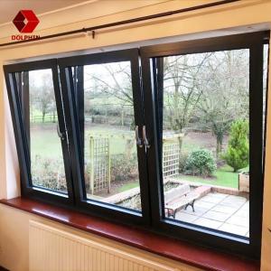 High Efficiency Low E Modern Tilt Turn Window Aluminum Casement With Screen