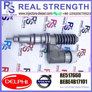 VOLVO injector RE517660 Diesel pump Injector DELPHI BEBE4B17101 A3 for 6125 TIER 2 -OH - LOW POWER