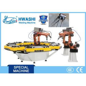 China HWASHI Six Axis MIG Industrial Welding Robots with Rotate Table supplier