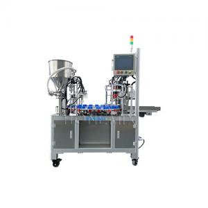 China Rotary Servo Liquid Cream Filling Capping Machine Automatic Two Heads Toner supplier