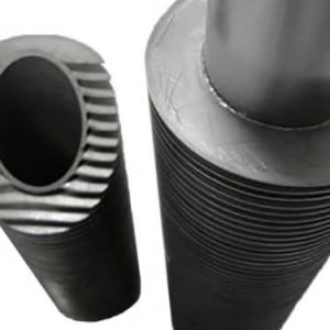 DELLOK Copper Aluminum Extruded Fin Tube For Machinery Coolers