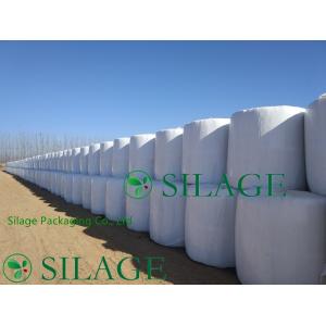 White Color Silage Wrap Film 750mm for Large Round Baler
