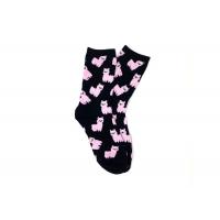 China Cute Alpaca Pink Womens Fancy Socks Ankle Boot Socks For Women on sale
