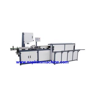 China A faixa automática completa viu a máquina de corte 60-100cuts/minuto do rolo enorme do papel higiênico supplier