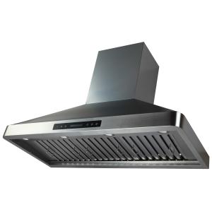 China ETL certificate American style Wall mounted range hood with Baffle Filters 60'' model NABBQS01/60'' wholesale