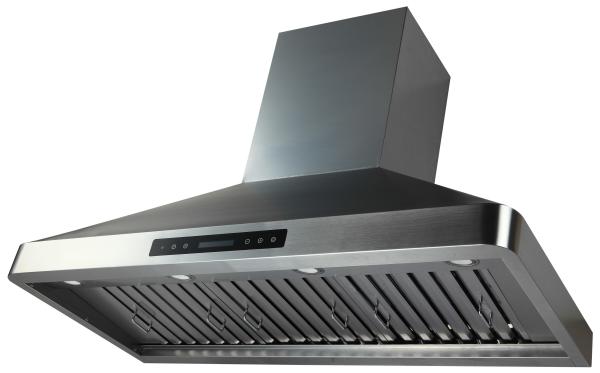 ETL certificate American style Wall mounted range hood with Baffle Filters 54'' model NABBQS01/54''
