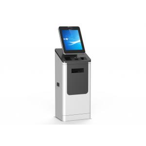 Hotel Self Service Kiosk With QR Code Scanner RFID Card Reader NFC Reader A4 Printer