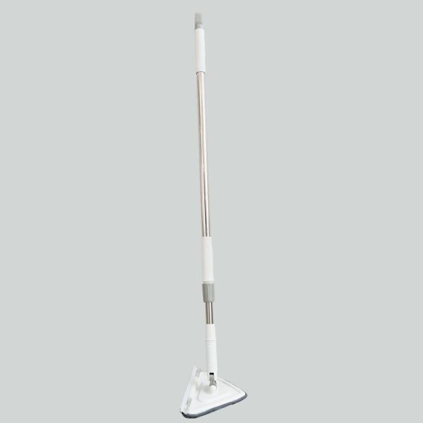 Rectangle Head  Dry Wet Rotating Triangle Mop 1.60M For Window Cleaner