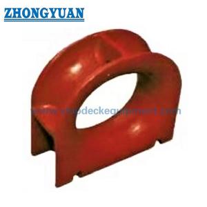 China ISO 13713 Type A Casting Steel Deck Mounted Mooring Chock Ship Towing Equipment supplier
