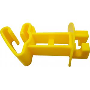 CTN 5mm Wire T Post Electric Fence Insulators For Electric Fencing System With Yellow Color