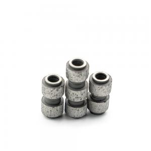 China D11.0mm Vacuum Brazed Diamond Wire Saw Beads for High Cutting Speed Stone Block Tools supplier