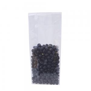 China Heat Sealable Transparent Plastic Flat Bags Flat Bottom High Durability supplier