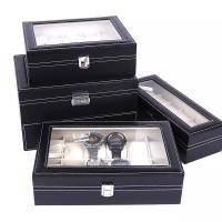 Composite Material PU Leather Jewelry Box 33X22X9CM For Watch Storage