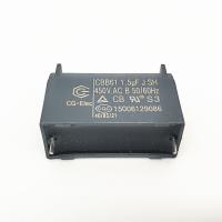 China CBB61 450V 1.5UF Explosion Proof Capacitor With Tinned Copper Pin 2-ø1.0mm on sale