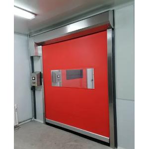 China Security Rapid Roller Folding Door Pull High Speed Zipper Automatic Plastic supplier