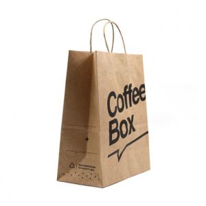 China Brown Kraft Personalized Paper Shopping Bags Custom Printed Paper Grocery Bags wholesale