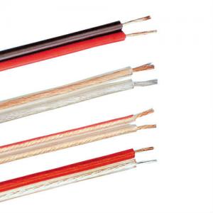 China Customized Twin Flat Ribbon Cable For Loudspeaker / Home Theater Connection supplier
