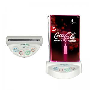 China High quality wireless waiter call button with 4 keys and  flash menu holder supplier