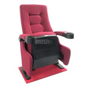 China Foot Landing Gravity Closing Cinema Theater Chairs supplier