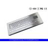 China IP65 Rugged Mini Industrial Desktop Keyboard Metal With Touchpad wholesale