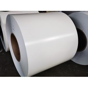 China AA3105 0.76mm x 1219mm High Glossy White Color PE  Paint Pre-Painted Aluminum Coil Used For Roller Shutter Door Making supplier