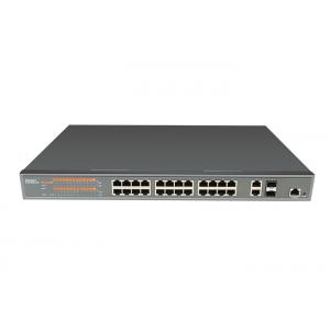 China Gigabit Central Ethernet PoE Switch,Unmanaged,24x10/100/1000Base-TX + 2xGbE Combo / 4xPoE supplier