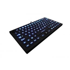 Waterproof Backlit Usb Keyboard With Mouse , Silicone Rubber Illuminated Keyboard