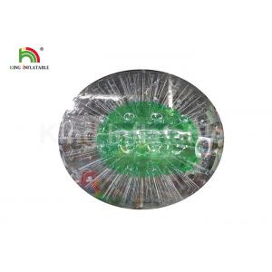 China Durable Green 0.8mm PVC Outdoor Inflatable Bumper Ball For Adult supplier