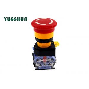 22mm 10A Red Emergency Stop Mushroom Head Push Button Switch For Lift Elevator